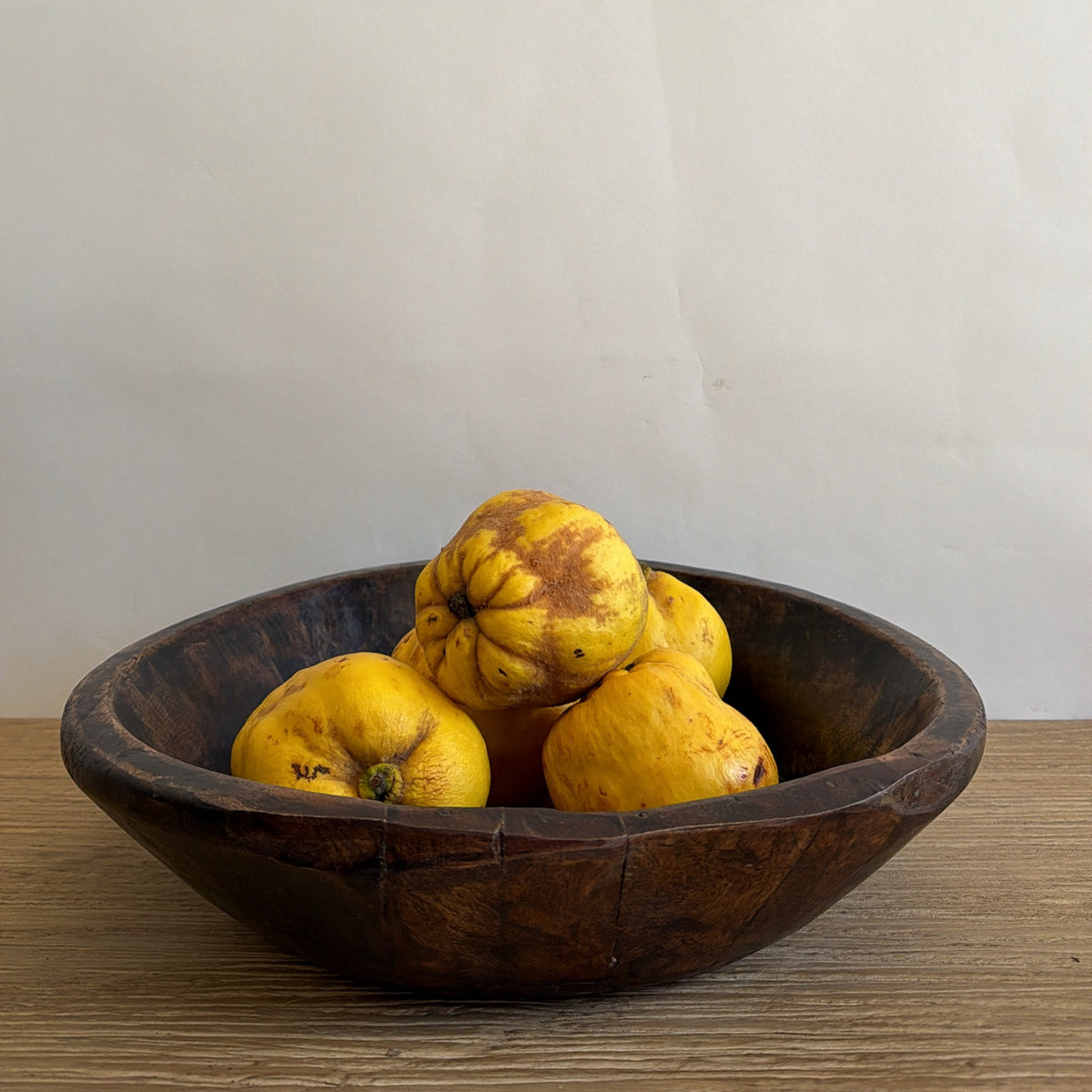 Waxed Wooden Bowl 1