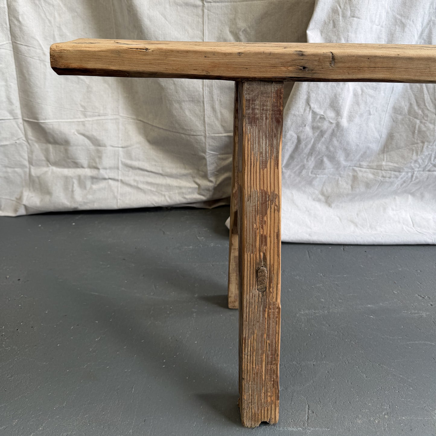 Skinny Elm Bench - Long
