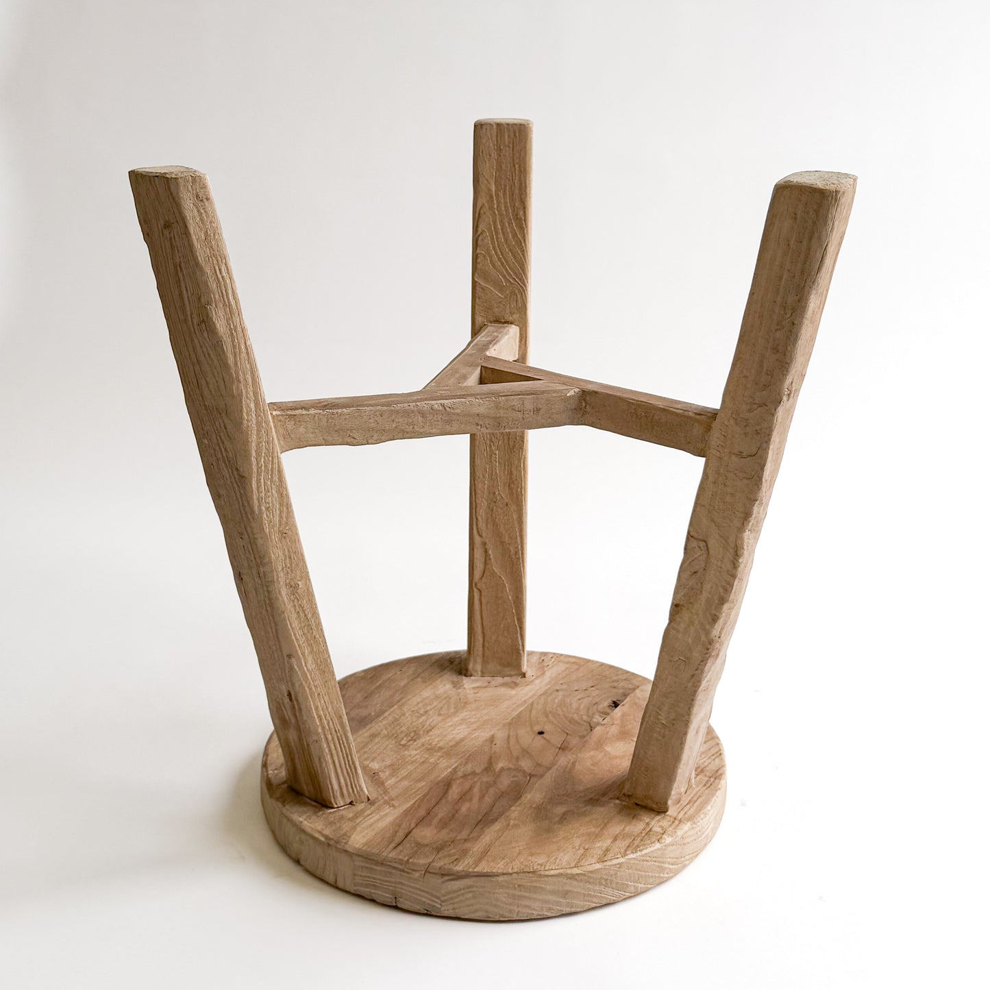 Round Side Table - Triangle Base