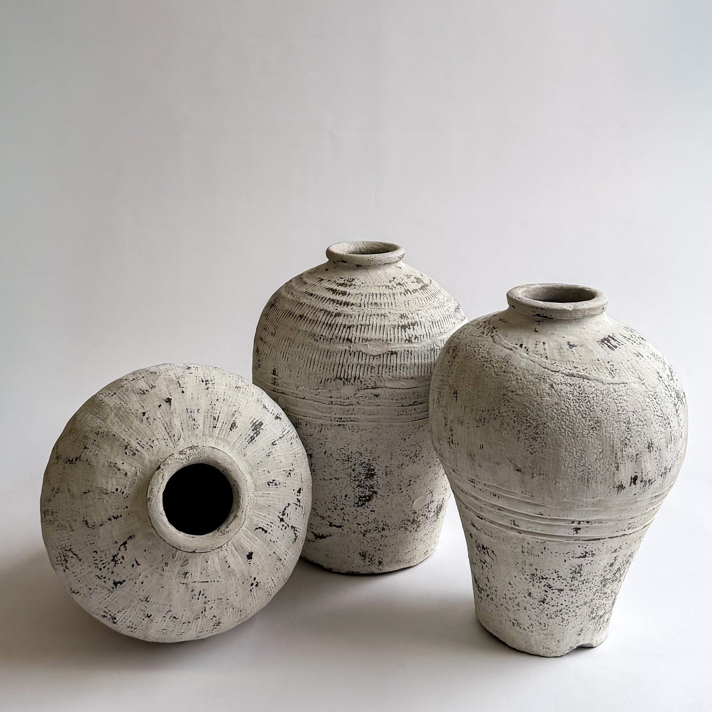 Vintage White Pot