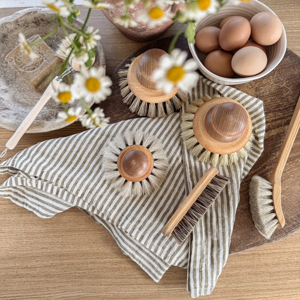 Vegetable Brush in birch with firm union fibre bristles