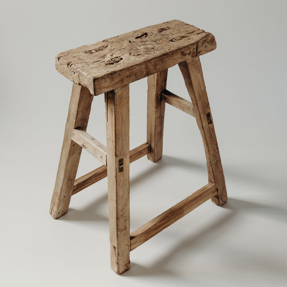 Elm Wooden Stool