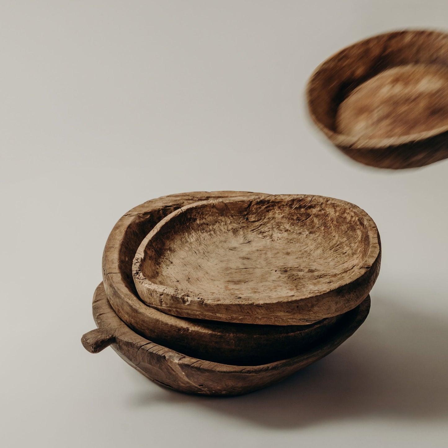 Round Wooden Bowl