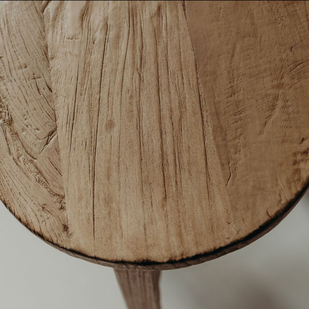 
                      
                        Round Elm Stool - Star Base
                      
                    