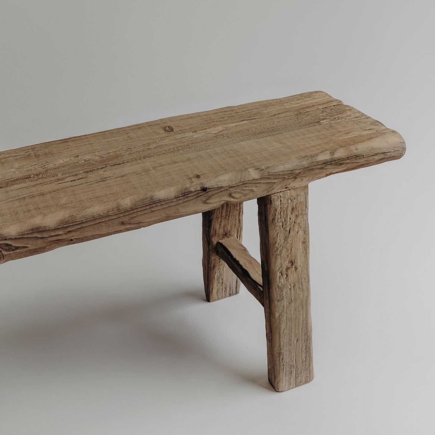 Chunky Elm Bench