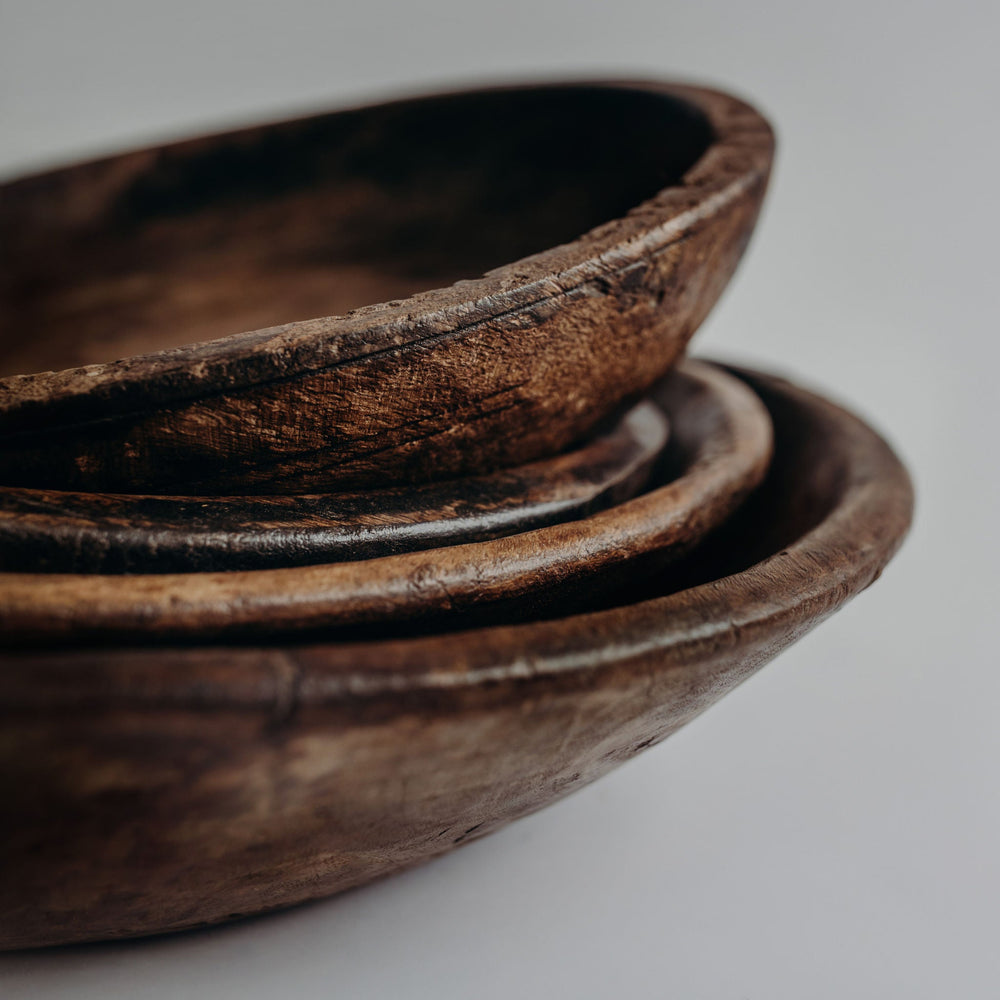 Waxed Wooden Bowl