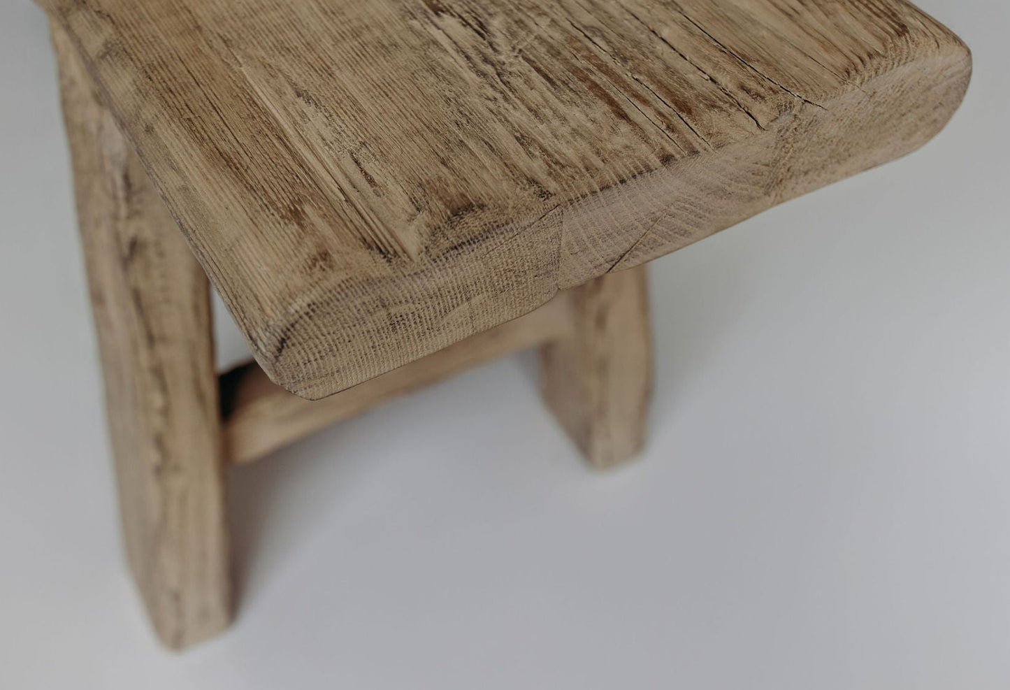 Chunky Elm Bench