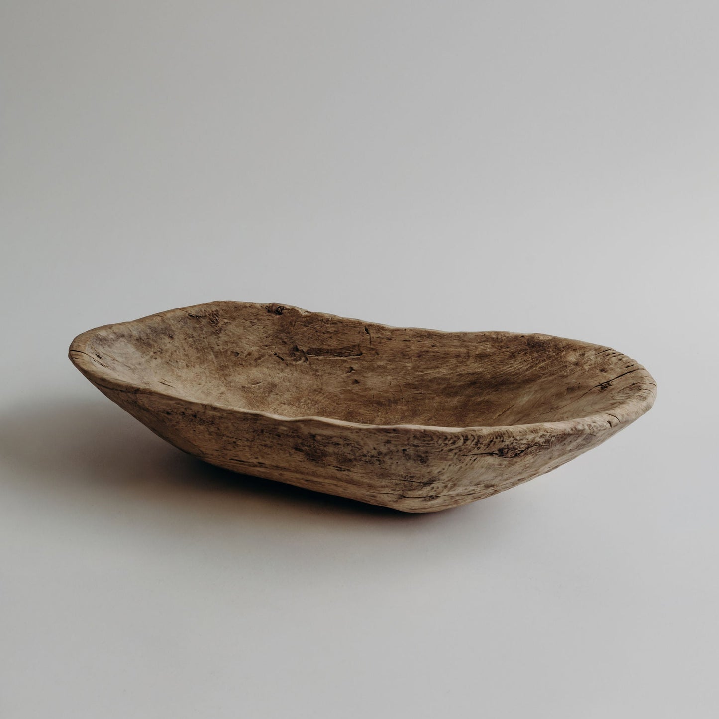 Oval Wooden Bowl