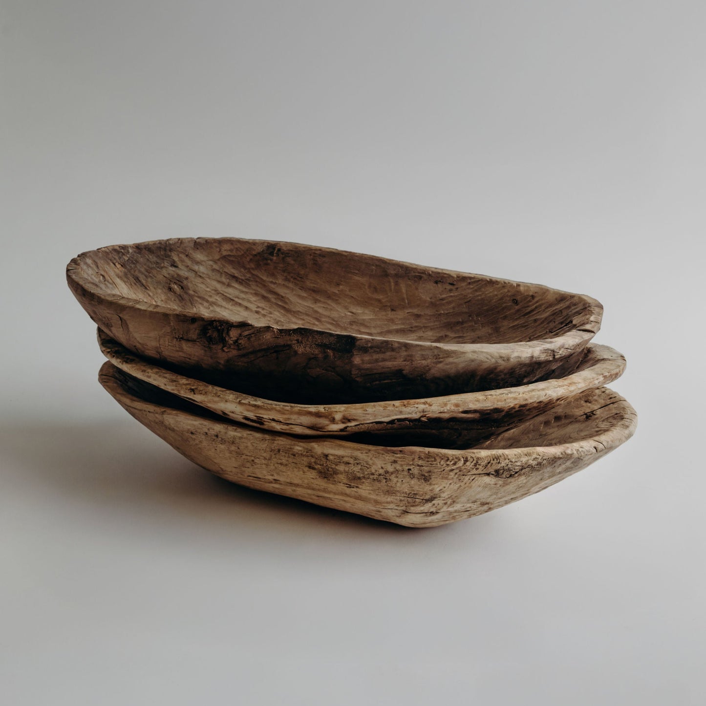 Oval Wooden Bowl